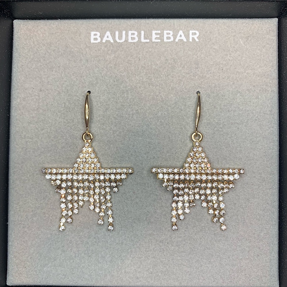NWT BaubleBar Star Earrings